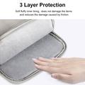 iPad 2022/2025 Haweel HWL7018 Zippered Carry Case with Strap - Light Grey