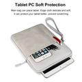 iPad 2022/2025 Haweel HWL7018 Zippered Carry Case with Strap - Light Grey