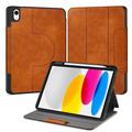 iPad 2022/2025 Tech-Protect Fleece Folio Case - Brown