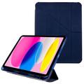 iPad 2022/2025 Origami Stand Folio Case - Dark Blue