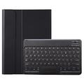 iPad 9.7" 2017/2018 Bluetooth Keyboard Case with Round Keys and Pencil Slot - US Layout - Black