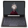 iPad 9.7" 2017/2018 Bluetooth Keyboard Case with Round Keys and Pencil Slot - US Layout - Black