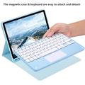 iPad Air 11 2026/2025/2024/iPad Air 2022/2020 Bluetooth Keyboard Case - Baby Blue