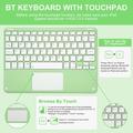 iPad Air 11 2026/2025/2024/iPad Air 2022/2020 Bluetooth Keyboard Case - Green