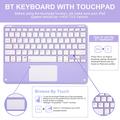 iPad Air 11 2026/2025/2024/iPad Air 2022/2020 Bluetooth Keyboard Case - Purple