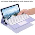 iPad Air 11 2026/2025/2024/iPad Air 2022/2020 Bluetooth Keyboard Case - Purple