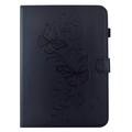 iPad Air 11 2026/iPad Pro 11 2022/iPad Air 2022 Butterfly Smart Folio Case with Card Slots - Black