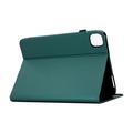 iPad Air 11 2026/iPad Pro 11 2022/iPad Air 2022 Butterfly Smart Folio Case with Card Slots - Green