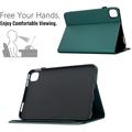 iPad Air 11 2026/iPad Pro 11 2022/iPad Air 2022 Butterfly Smart Folio Case with Card Slots - Green