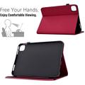 iPad Air 11 2026/iPad Pro 11 2022/iPad Air 2022 Butterfly Smart Folio Case with Card Slots - Hot Pink