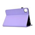 iPad Air 11 2026/iPad Pro 11 2022/iPad Air 2022 Butterfly Smart Folio Case with Card Slots - Purple