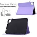 iPad Air 11 2026/iPad Pro 11 2022/iPad Air 2022 Butterfly Smart Folio Case with Card Slots - Purple