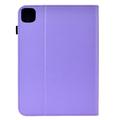 iPad Air 11 2026/iPad Pro 11 2022/iPad Air 2022 Butterfly Smart Folio Case with Card Slots - Purple