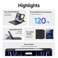 iPad Air 13 2026/2025/2024 Dux Ducis DK Bluetooth Keyboard Case - Black