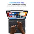 iPad Air 13 2026/2025/2024 Dux Ducis DK Bluetooth Keyboard Case - Black