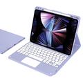 iPad Air 13 2026/2025/2024/iPad Pro 12.9 2022/2021/2020/2018 Bluetooth Keyboard Case - Purple