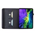 iPad Mini (2026) Butterfly Smart Folio Case with Card Slots - Black