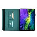 iPad Mini (2026) Butterfly Smart Folio Case with Card Slots - Green