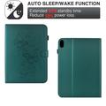 iPad Mini (2026) Butterfly Smart Folio Case with Card Slots - Green