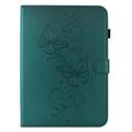iPad Mini (2026) Butterfly Smart Folio Case with Card Slots - Green