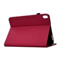 iPad Mini (2026) Butterfly Smart Folio Case with Card Slots - Hot Pink