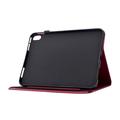 iPad Mini (2026) Butterfly Smart Folio Case with Card Slots - Hot Pink