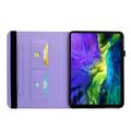 iPad Mini (2026) Butterfly Smart Folio Case with Card Slots - Purple
