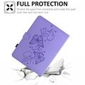 iPad Mini (2026) Butterfly Smart Folio Case with Card Slots - Purple