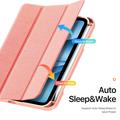 iPad Mini (2026) Dux Ducis Domo Tri-Fold Smart Folio Case - Pink