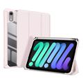 iPad Mini (2026) Dux Ducis Toby Tri-Fold Smart Folio Case - Light Pink