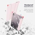 iPad Mini (2026) Dux Ducis Toby Tri-Fold Smart Folio Case - Light Pink