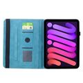 iPad Mini (2026) Mandala 360 Rotary Folio Case - Blue