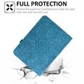 iPad Mini (2026) Mandala 360 Rotary Folio Case - Blue