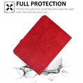 iPad Mini (2026) Mandala 360 Rotary Folio Case - Red