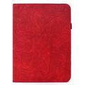 iPad Mini (2026) Mandala 360 Rotary Folio Case - Red