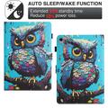 iPad Mini (2026) Wonder Smart Folio Case with Card Slots - Owl
