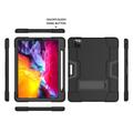 iPad Pro 12.9" 2020/2021/2022 Rugged Shockproof Hybrid Case with Kickstand - Black