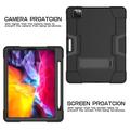 iPad Pro 12.9" 2020/2021/2022 Rugged Shockproof Hybrid Case with Kickstand - Black