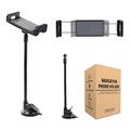 iPad / tablet holder for car windshield - 12-24cm - Black / Gray