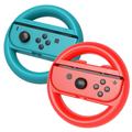 iPega PG-SW086 Steering Wheel for JoyCon Controllers - 2 Pcs. - Blue / Red