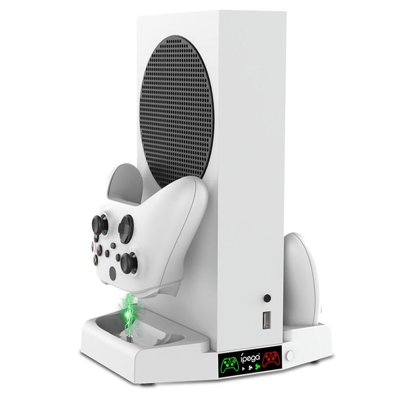 iPega XBS011 Xbox Series S Charging Station with Cooler White