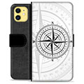 iPhone 11 Premium Wallet Case - Compass