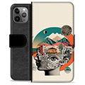 iPhone 11 Pro Max Premium Wallet Case - Abstract Collage
