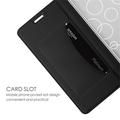 iPhone 11 Pro Max Slim Flip Case with Card Slot - Black