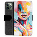 iPhone 11 Pro Premium Wallet Case - Abstract Portrait