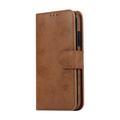 iPhone 11 Vintage 2-in-1 Wallet Case with Removable Cover - Brown