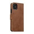 iPhone 11 Vintage 2-in-1 Wallet Case with Removable Cover - Brown