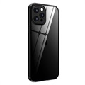 iPhone 12/12 Pro Magnetic Case with Tempered Glass - Black