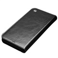 Qialino Classic iPhone 12/12 Pro Wallet Leather Case - Black