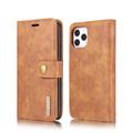 iPhone 12/12 Pro DG.Ming Detachable Wallet Leather Case - Brown